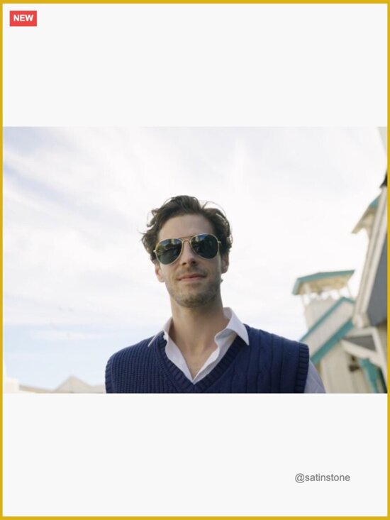 Polarized Aviator Sunglasses with UV400 Protection, Metal Frame main image 7